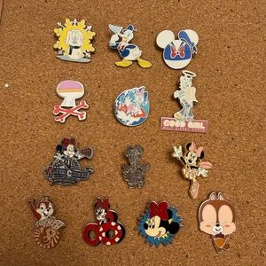 Authentic Disney Miscellaneous Set of 13 Pins